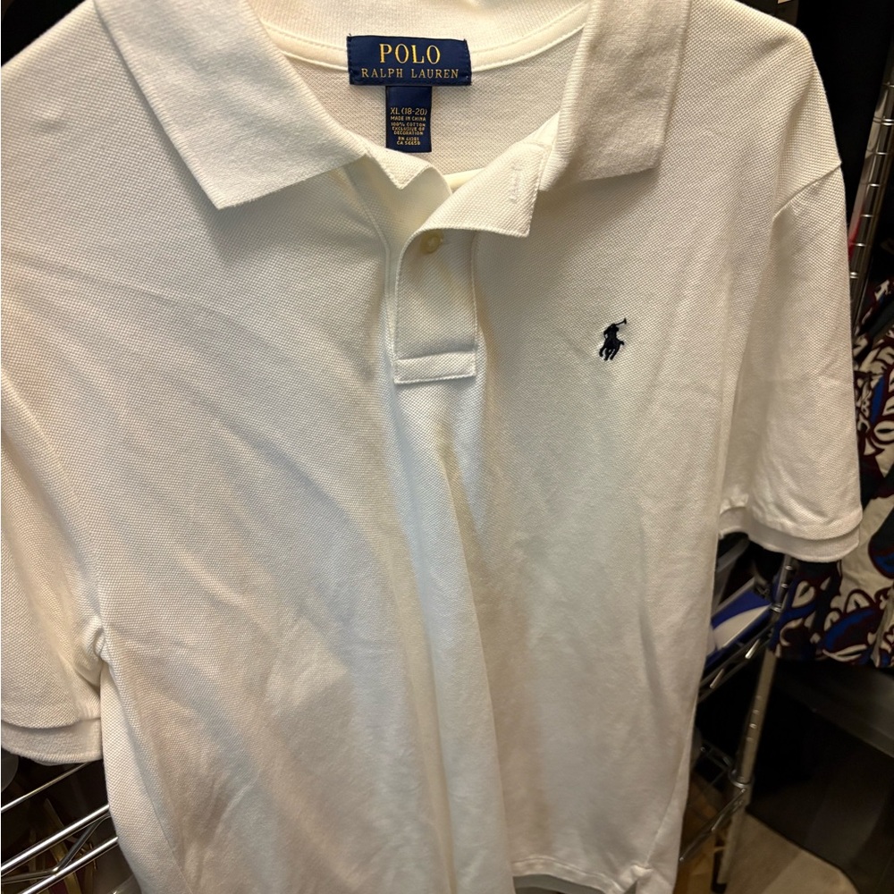 Ralph Lauren Men's White Polo Shirt